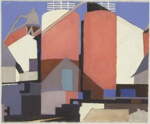 Red Against White — Charles Rettew Sheeler Junior