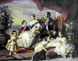 The Royal Family In 1846 — Franz Xavier Winterhalter, Academic Classicism