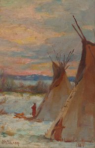 Winter Landscape — Joseph Henry Sharp