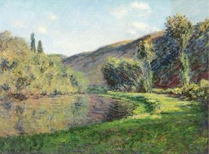The Arm Of The Siene At Jeufosse, Afternoon — Claude Monet, Impressionism