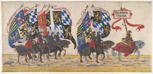 The German Princes, From The Triumphal Procession Of Maximilian I — Albrecht Altdorfer