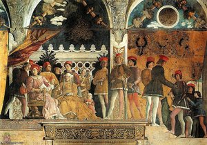 Camera Degli Sposi (detail - ) — Andrea Mantegna