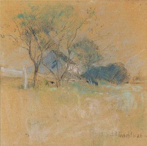 House And Tree — John Henry Twachtman