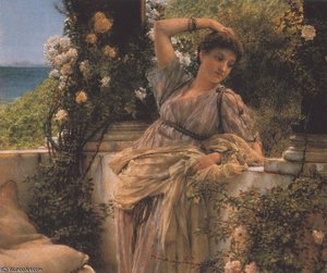 Thou Rose Of All Roses — Lourens Alma Tadema