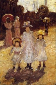 Sunday Morning, Paris — Maurice Brazil Prendergast