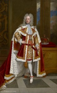 George Ii When Prince Of Wales — Bt Sir Godfrey Kneller