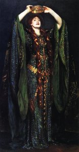 Ellen Terry As Lady Macbeth — John Singer Sargent, American Impressionism