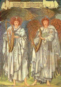Angeli Laudantes — Edward Coley Burne-jones