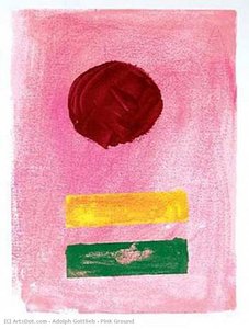 Pink Ground — Adolph Gottlieb