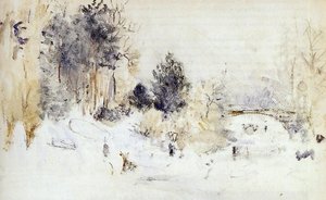 Snowy Landscape (also Known As Frost) — Berthe Morisot