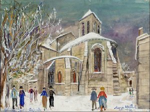 Church Of St. Peter On Monmartre — Maurice Utrillo