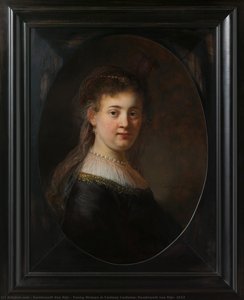 Young Woman In Fantasy Costume, Rembrandt Van Rijn, 1633 — Rembrandt Van Rijn, Dutch Golden Age