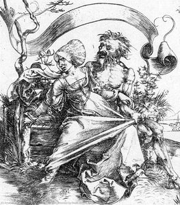 Young Woman Attacked By Death Or, The Ravisher — Albrecht Dürer, Northern Renaissance