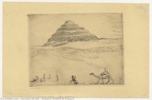 Stepped Pyramid At Saqqara — Hermann Struck