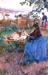 Porcelain Painter — Carl Larsson, Realism
