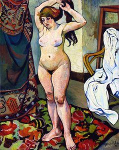 Gilbert, Nude Fixing Her Hair