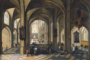 Interior of a Gothic Cathedral