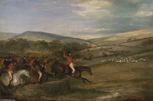 The Berkeley Hunt - Full Cry — Francis Calcraft Turner