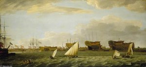 Blackwall Yard From The Thames