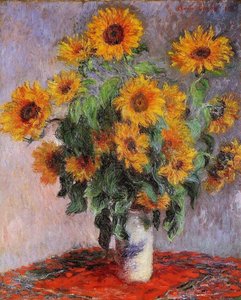 Sonnenblumen-strauß — Claude Monet