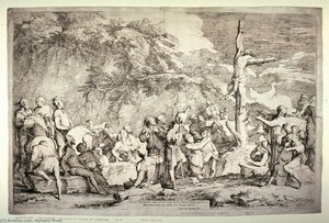 The Crucifixion Of Polycrates — Salvator Rosa
