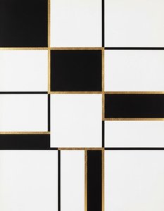 Gilded Equilibrium: A Study In Monochromatic Order — Océane Thomas, De Stijl