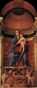 Frari Triptych (detail) — Giovanni Bellini