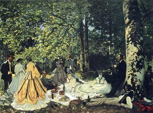 Lunch On The Grass — Claude Monet, Impressionist Landscape