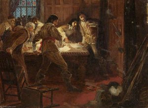 Yeamans and Bowcher Surprised While Plotting to Deliver Bristol Castle to the King, 1643
