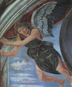 Angel (detail) — Antonio Del Pollaiuolo