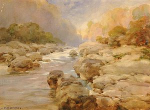 Unmodified Rock Creek, About 1910 — William Henry Holmes, Impressionism