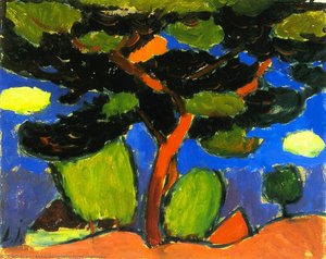 Pine Tree — Алексеј Фон Јављенски, Expressionism