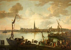 Antwerp from across the Scheldt