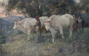 Leading Cattle — Arthur Lemon