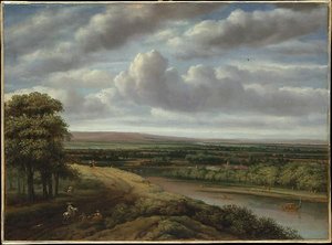 An Extensive Wooded Landscape — Philips De Koninck