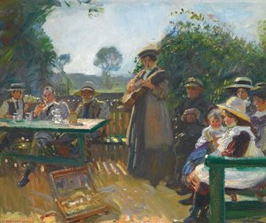Somewhere The Sun Is Shining — Sir Alfred James Munnings