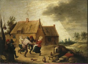 Tanzende Bauern — Abraham Teniers