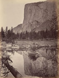 Mirror View Of El Capitan — Carleton Emmons Watkins