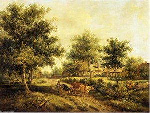 A Norfolk Hamlet — Henry John Boddington