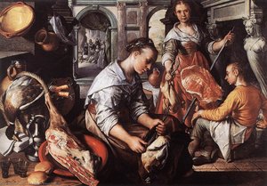 Christ In The House Of Martha And Mary — Joachim Beuckelaer