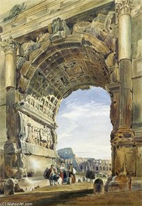 Arch Of Titus — Thomas Hartley Cromek