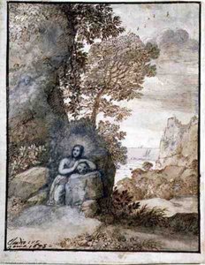 Landscape With The Magdalene — Claude Lorrain (claude Gellée)