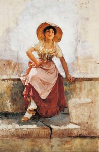 Florentine Flower Girl — Frank Duveneck
