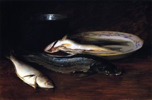 Still Life With Fish — William Merritt Chase, American Realism