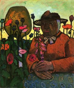 Old Peasant Woman In The Garden