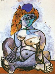 Mujer Desnuda Turca Con Sombrero — Pablo Picasso