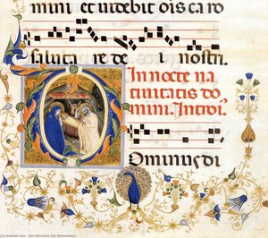 Gradual 1 For San Michele A Murano (folio 32) — Don Silvestro Dei Gherarducci, Late Gothic