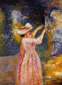 The Flowered Column — Henri Edmond Cross