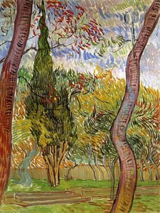 El Jardín Del Hospital Saint-paul — Vincent Willem Van Gogh, Post-impresionismo