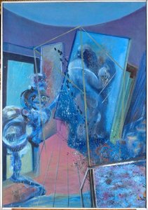 Atelier Bleu (hommage À Bacon) — Martin Suzanne